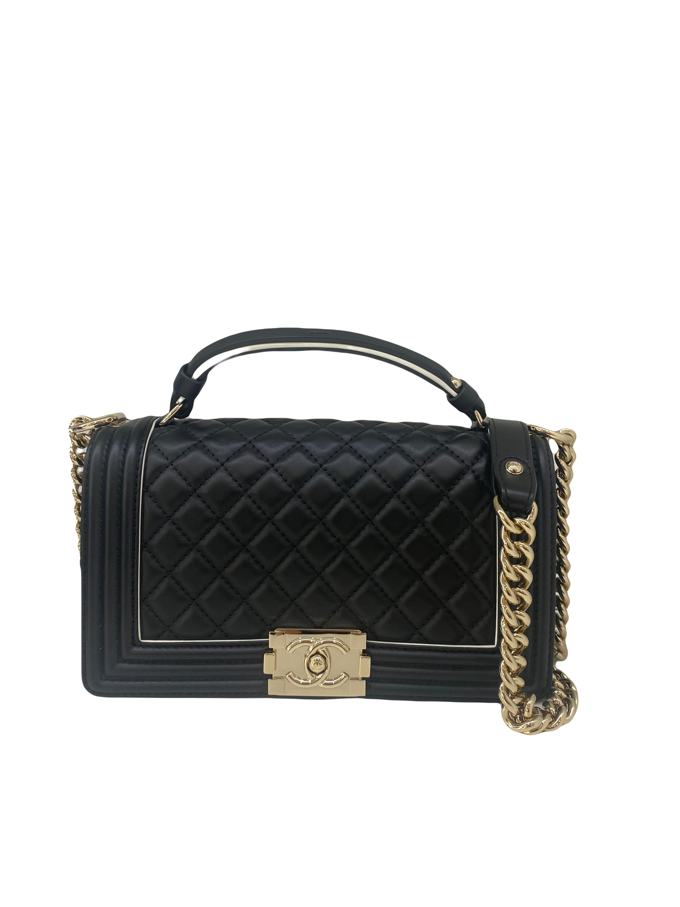 Chanel Medium Boy Bag Black CGHW