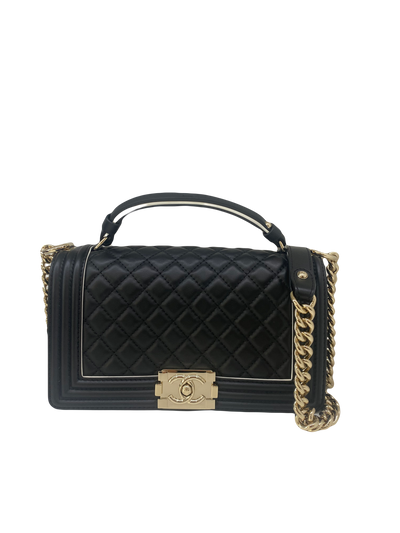 Chanel Medium Boy Bag Black CGHW