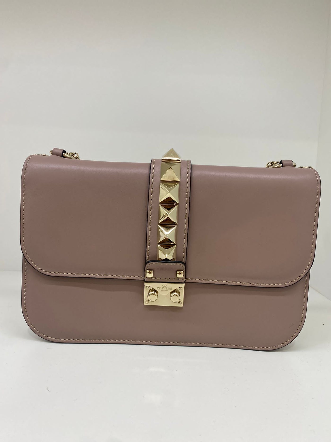 Valentino Rockstud Handbag - Light pink