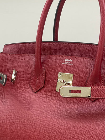 Hermes Birkin Rouge Grenat PHW 35