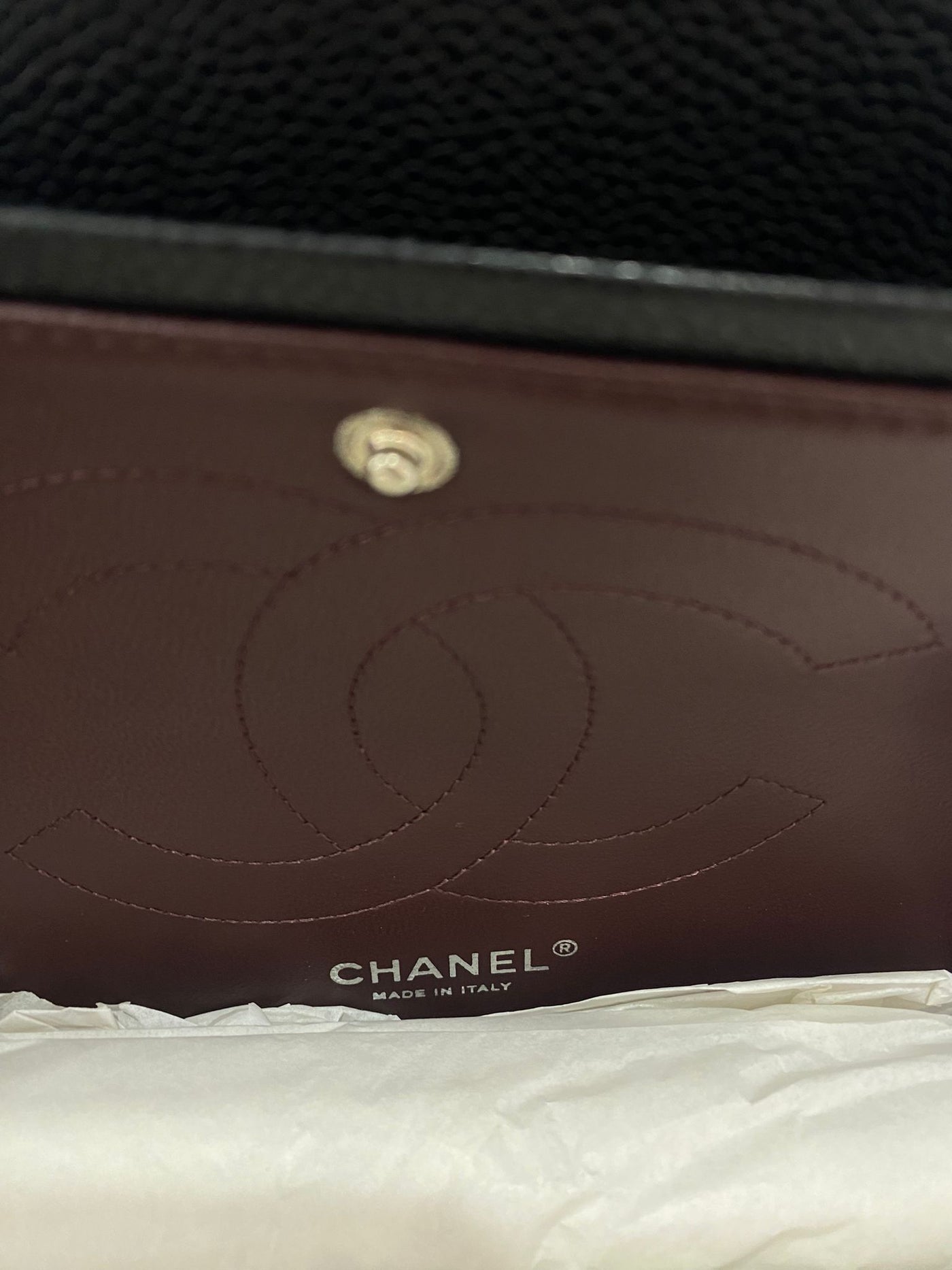 Chanel Large Jumbo Classic Flap Black - Black SHW Caviar Leather