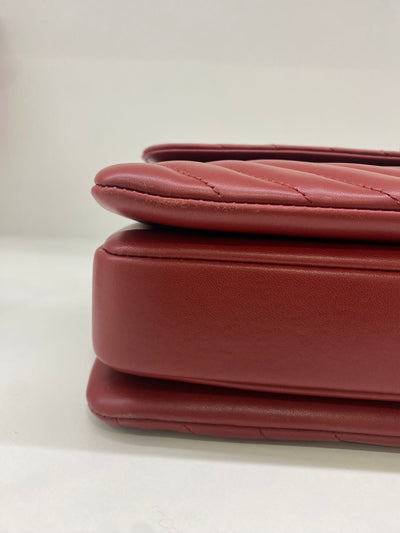 Chanel Trendy Burgundy CGHW