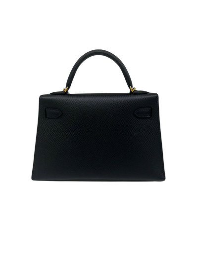 Hermes Mini Kelly Black GHW 2023