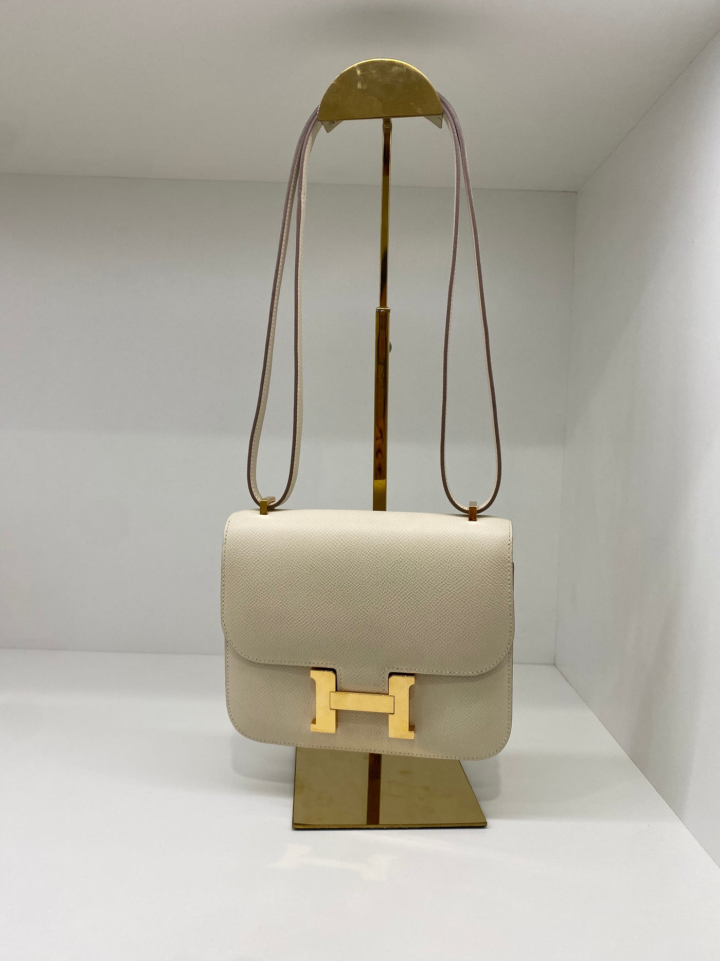 Hermes Constance 18 Craie GHW