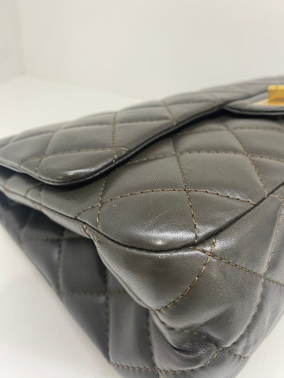 Chanel Maxi Reissue 2.55 Brown GHW