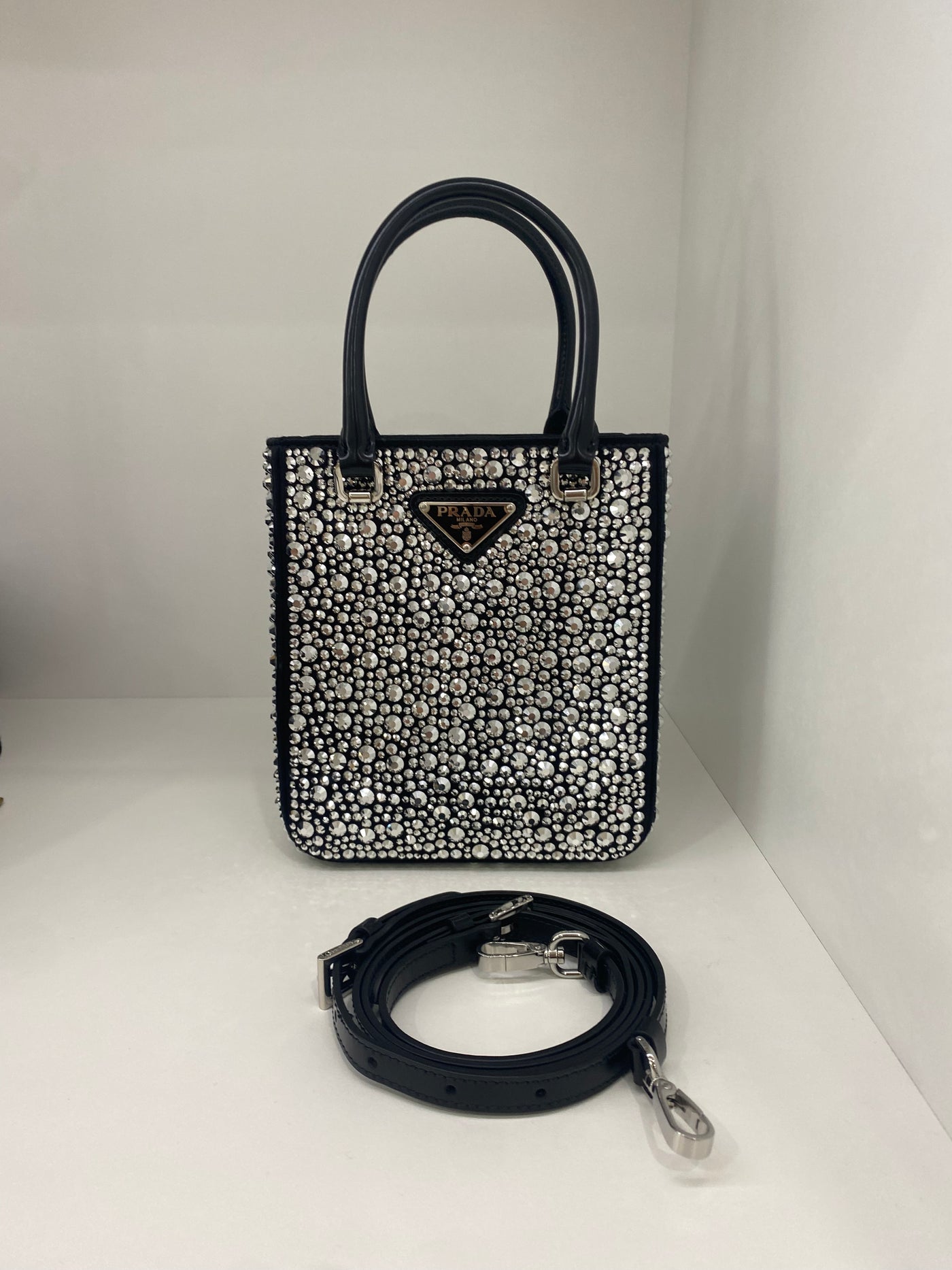 Prada Crystal Small Tote