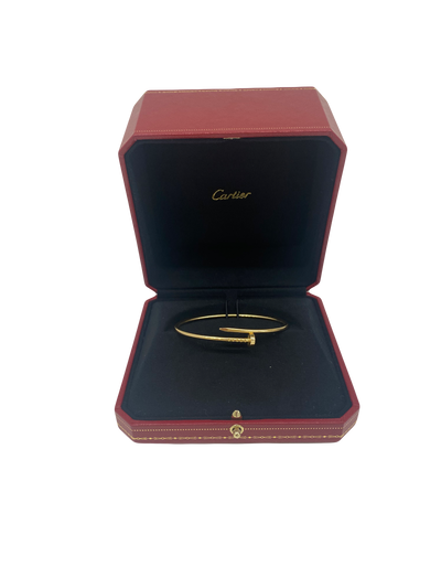 Cartier Just un Clou thin size 18 yellow gold