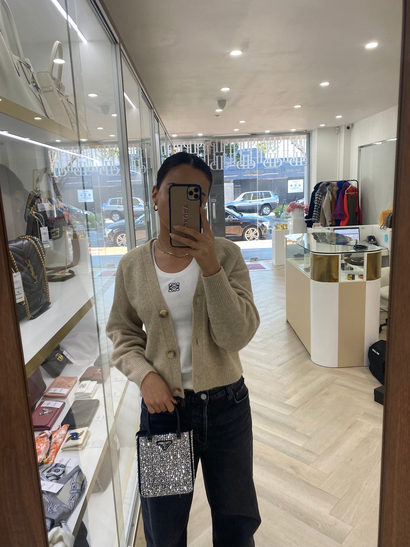 Prada Crystal Small Tote