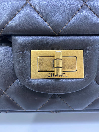 Chanel Maxi Reissue 2.55 Brown GHW