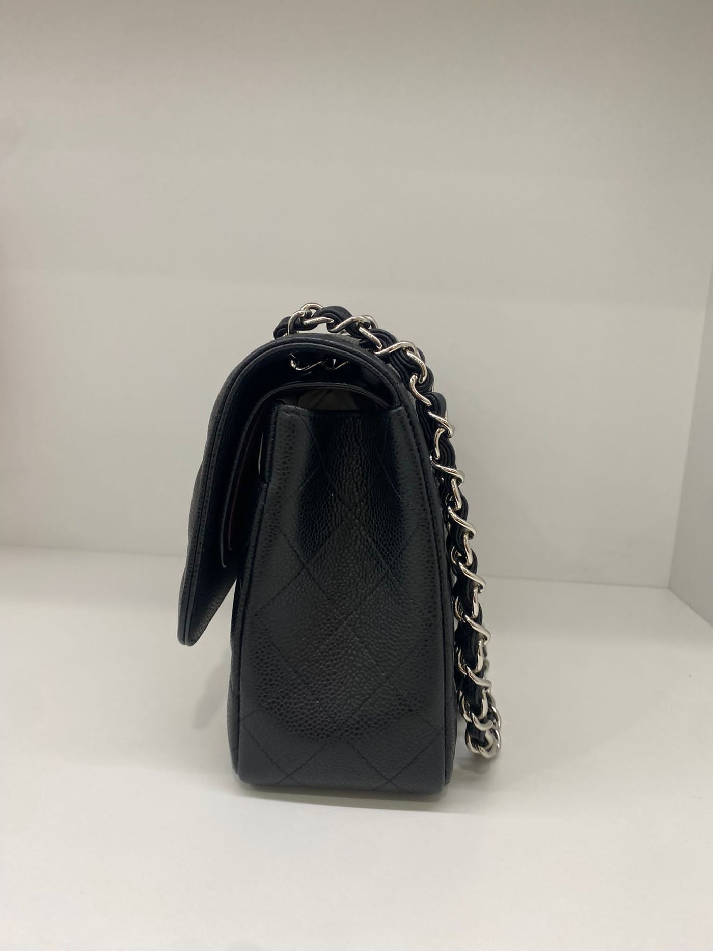 Chanel Large Jumbo Classic Flap Black - Black SHW Caviar Leather