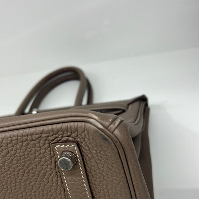 Hermes Birkin 30 Etoupe PHW Stamp A