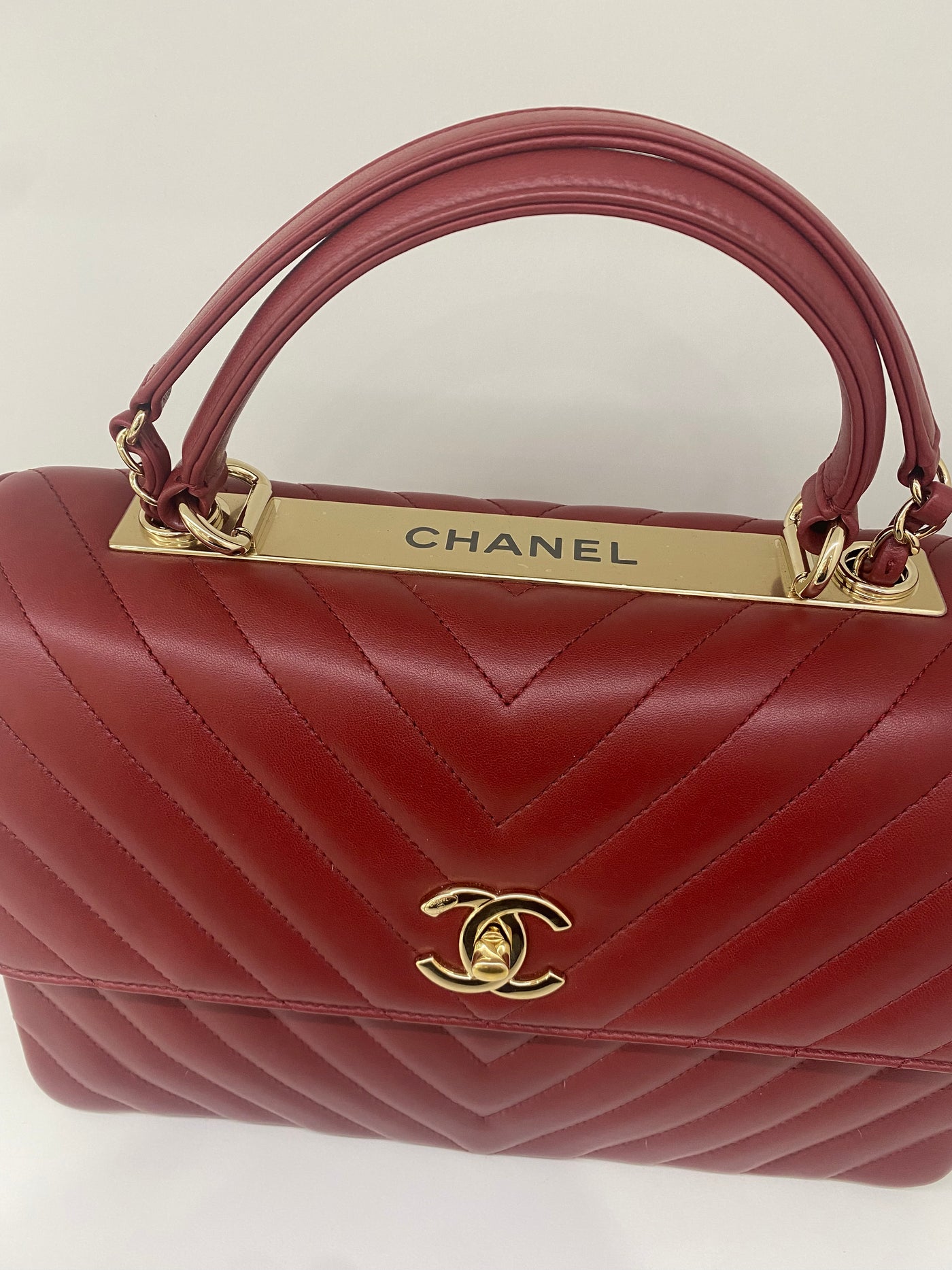 Chanel Trendy Burgundy CGHW