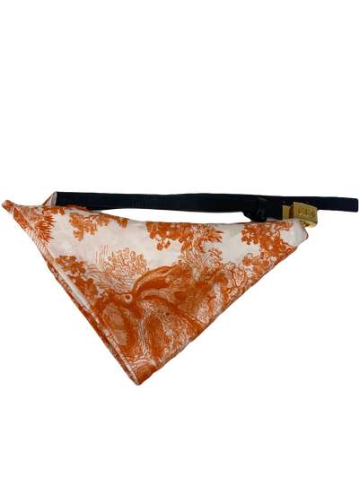 Christian Dior Scarf Top/belt Orange