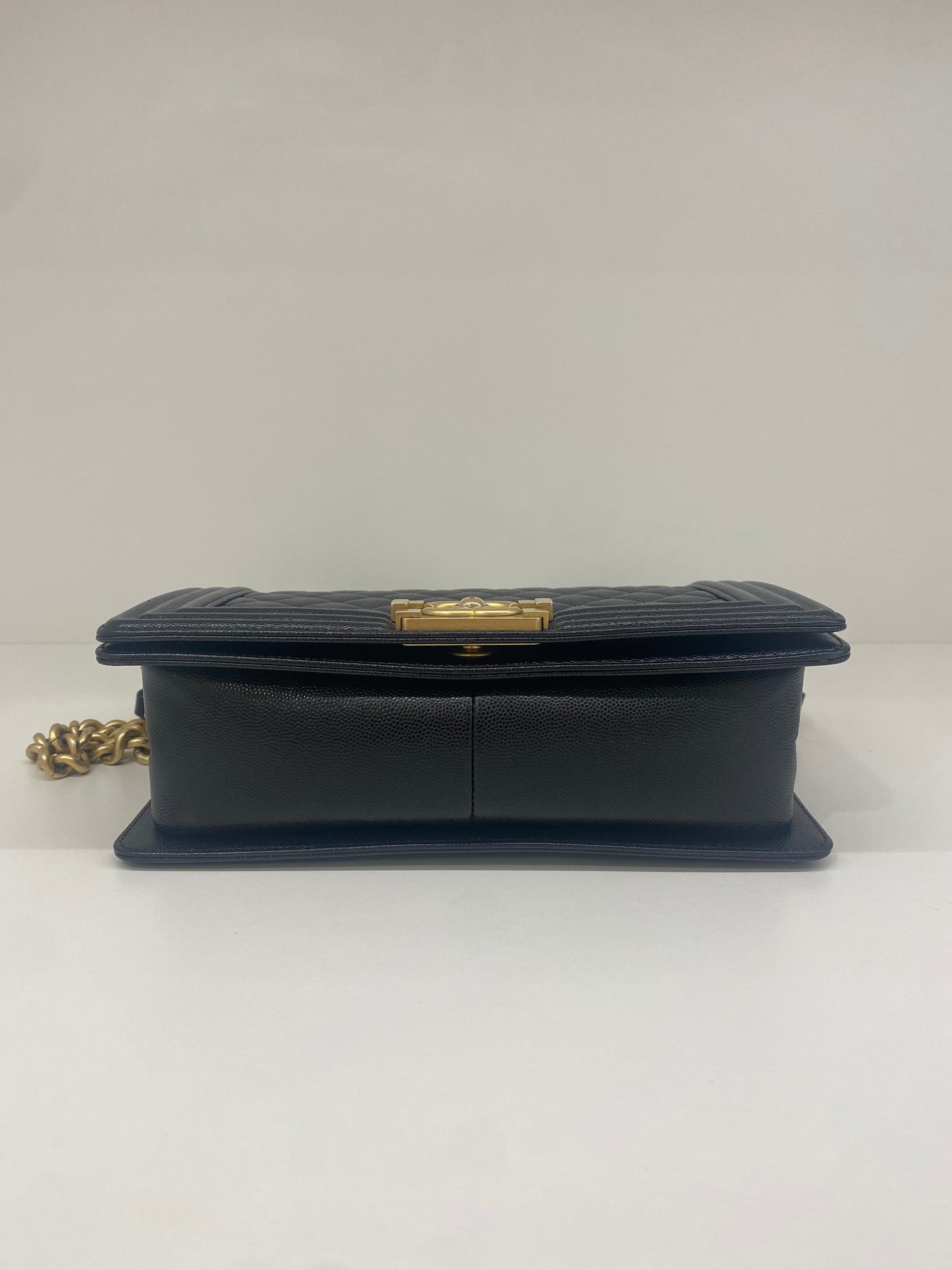 Chanel Boy Bag Medium Black Caviar GHW 29 series