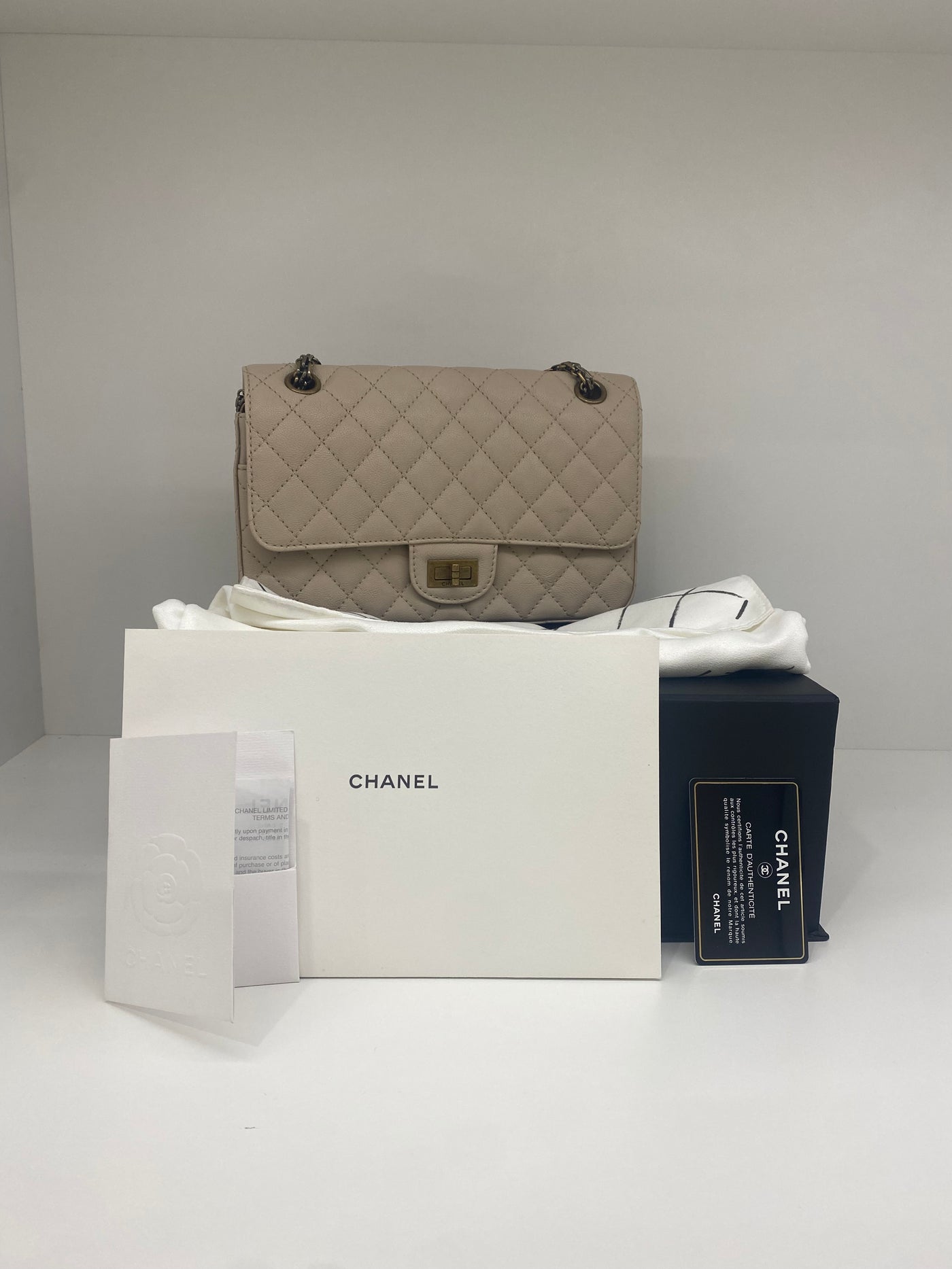 Chanel reissue 2.55 Beige 23 series