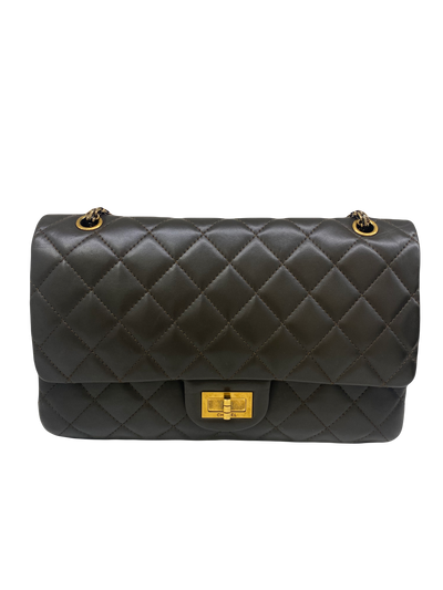 Chanel Maxi Reissue 2.55 Brown GHW