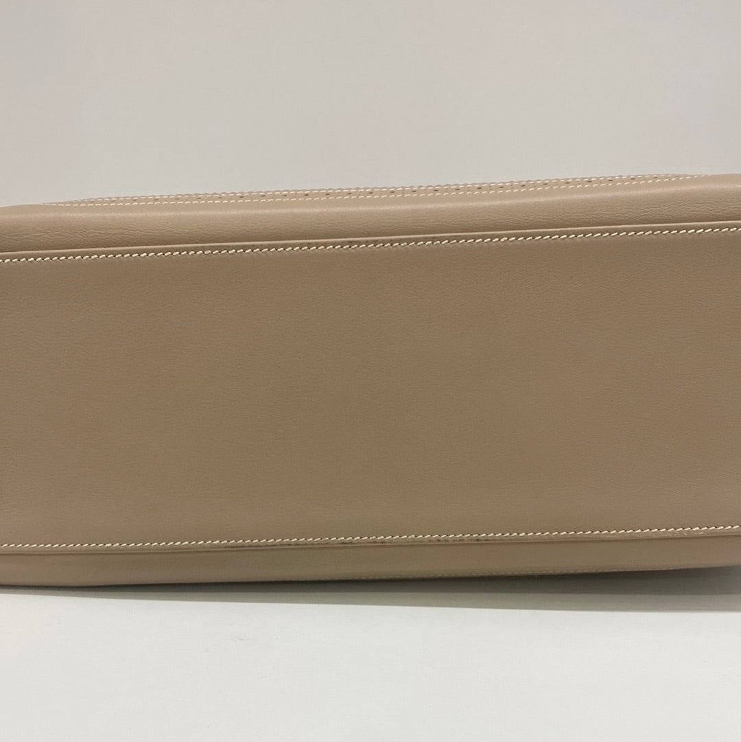 Hermes Kelly 32 Beige Argile Ghillies PHW Swift & Grain D'H