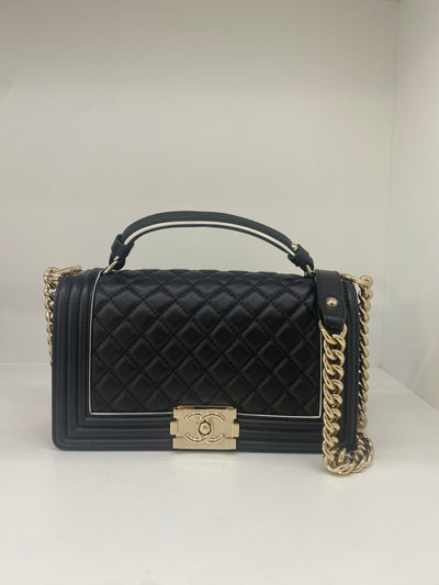 Chanel Medium Boy Bag Black CGHW