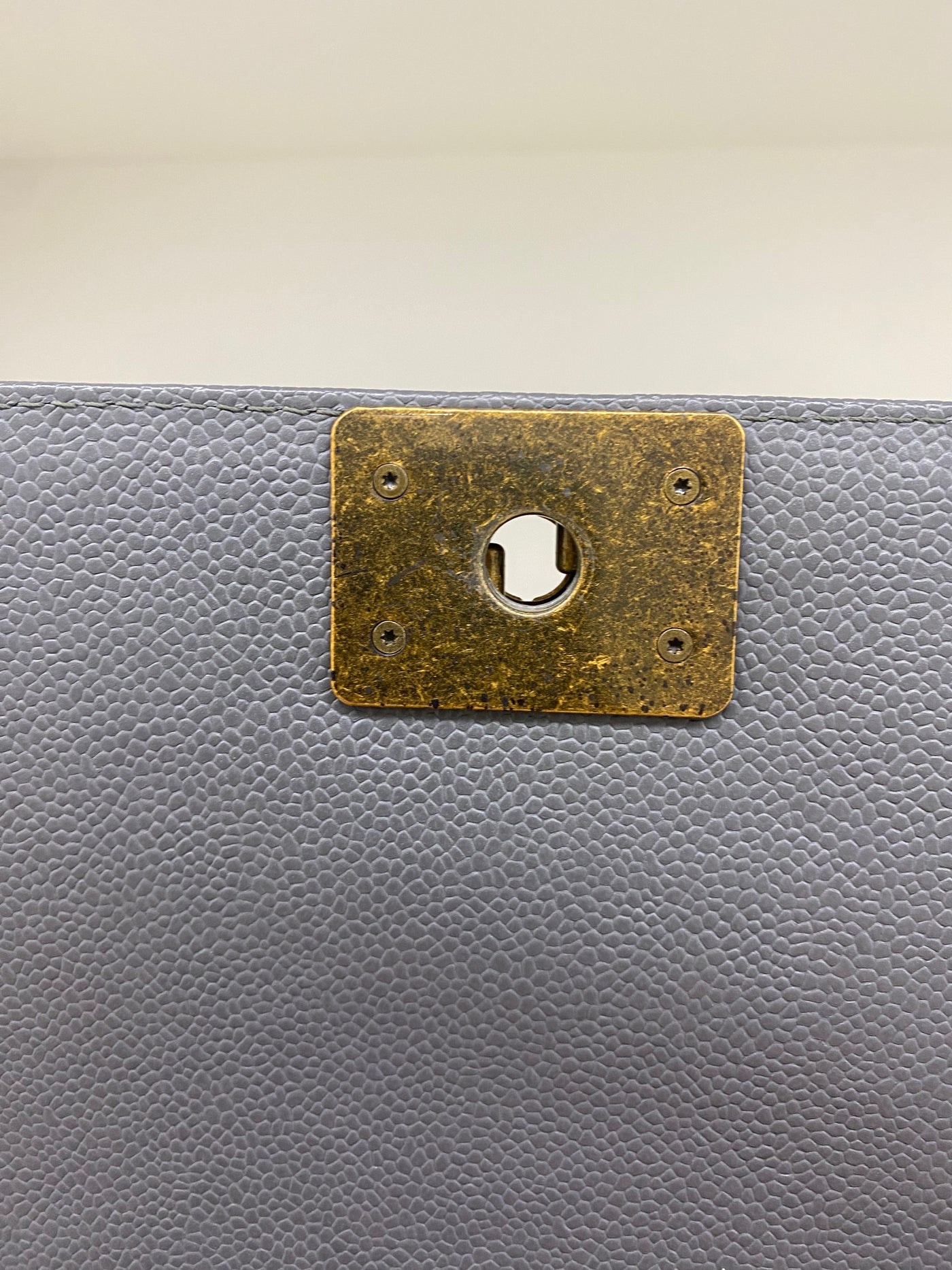 Chanel Boy Bag New Medium - Dark Grey GHW