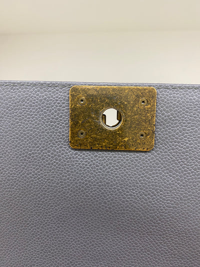 Chanel Boy Bag New Medium - Dark Grey GHW