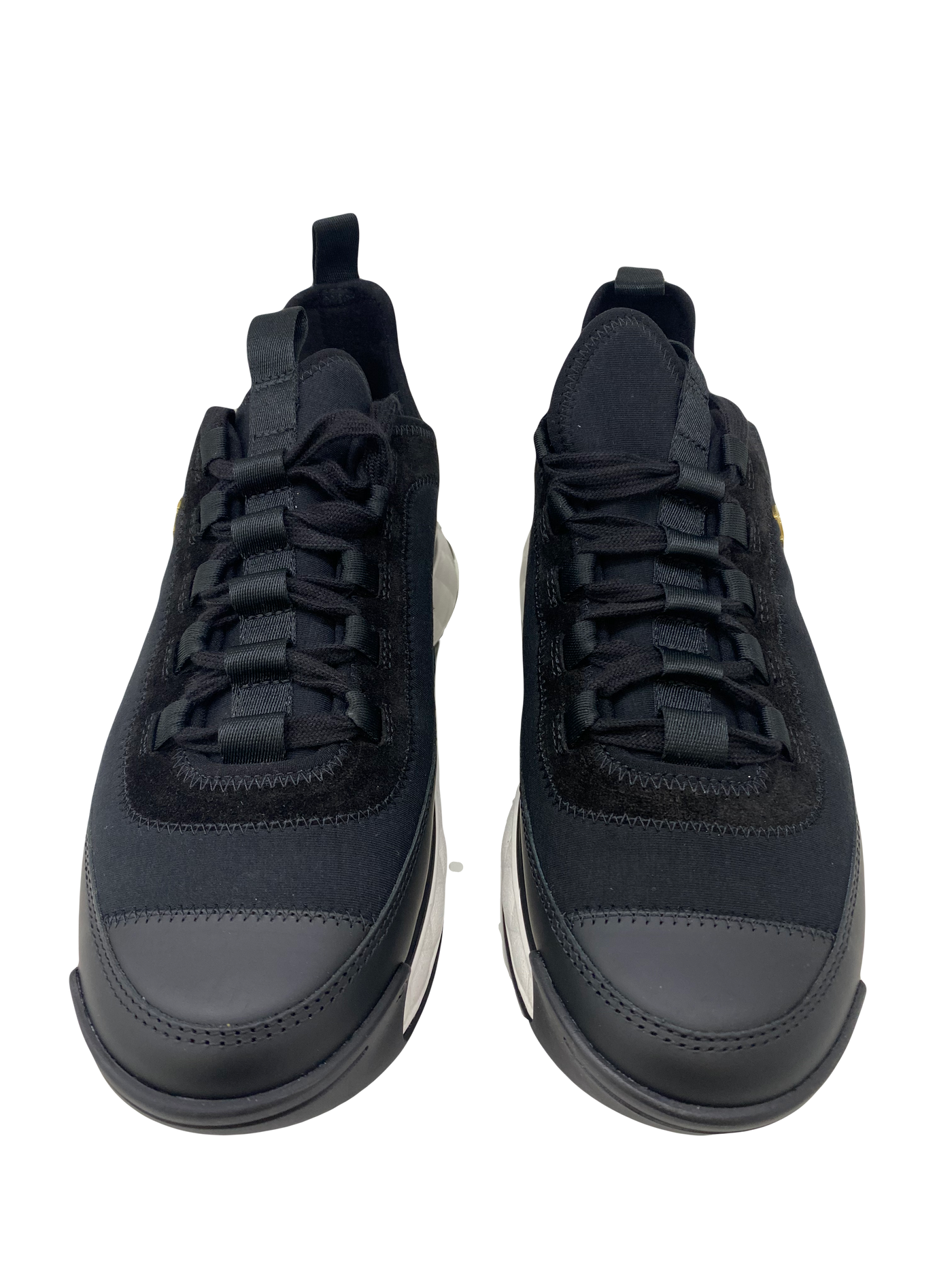 Chanel all black sneakers discount