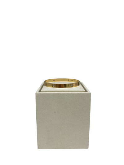 Cartier Love Bangle With 4 Diamonds Gold - Size 17
