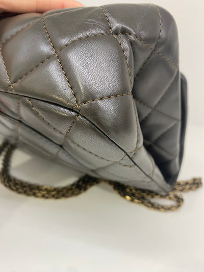 Chanel Maxi Reissue 2.55 Brown GHW