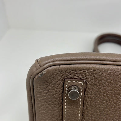 Hermes Birkin 30 Etoupe PHW Stamp A