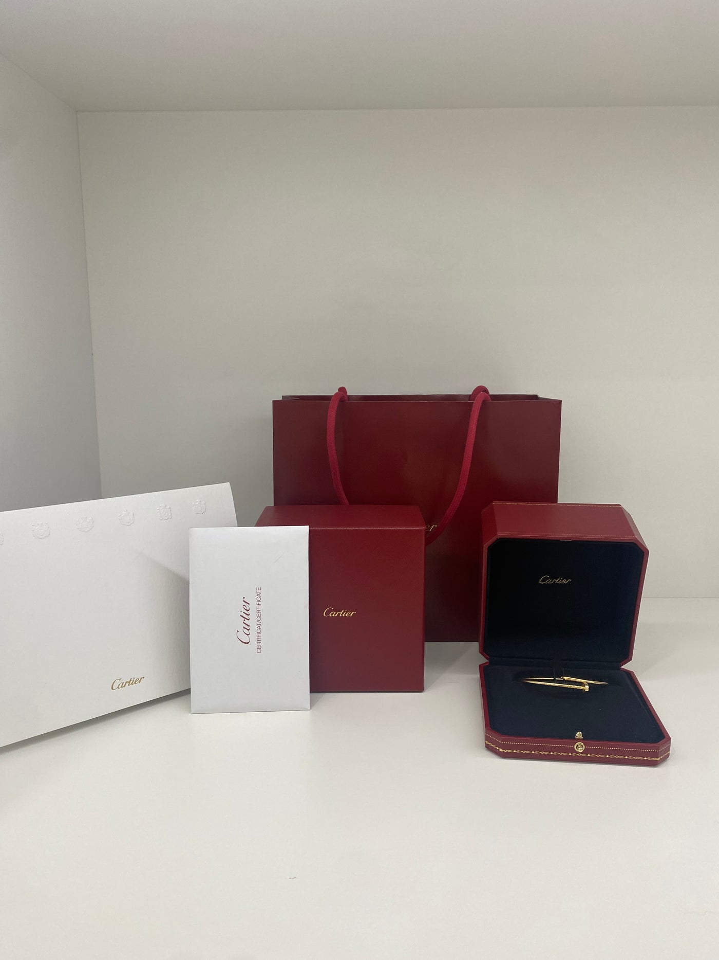Cartier Just un Clou thin size 18 yellow gold