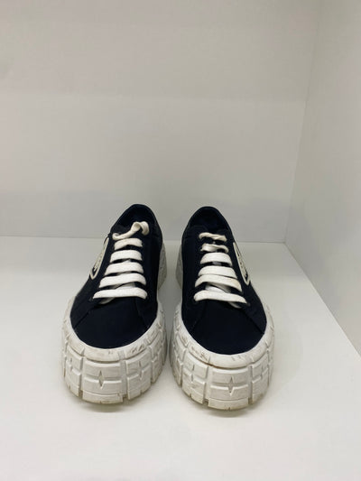 Prada Platform Sneakers Black/White 39.5