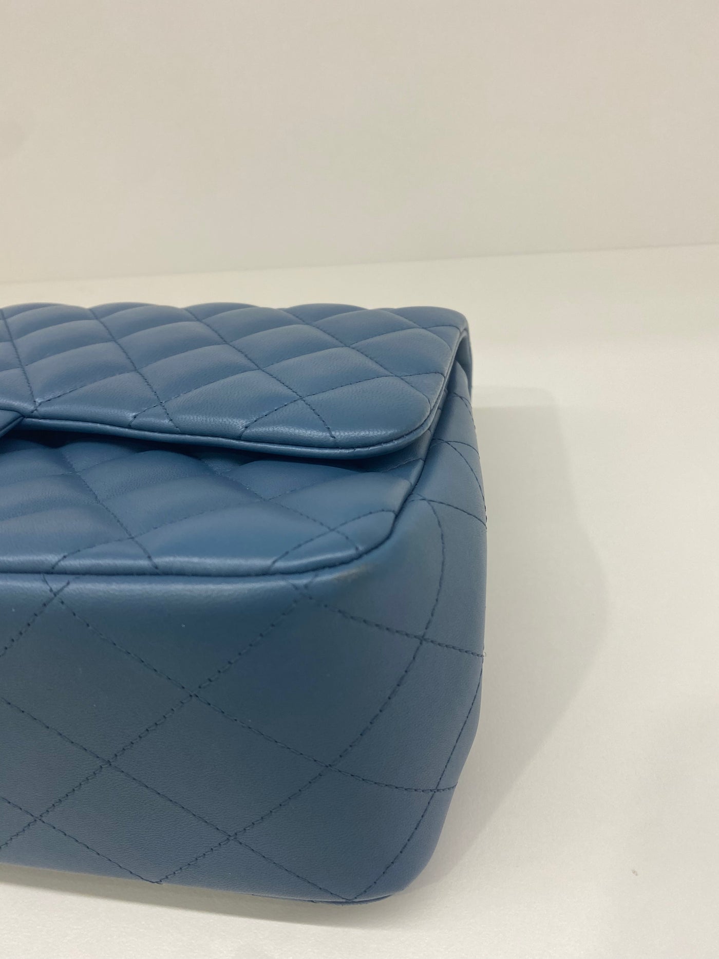 Chanel Jumbo Large Blue SHW