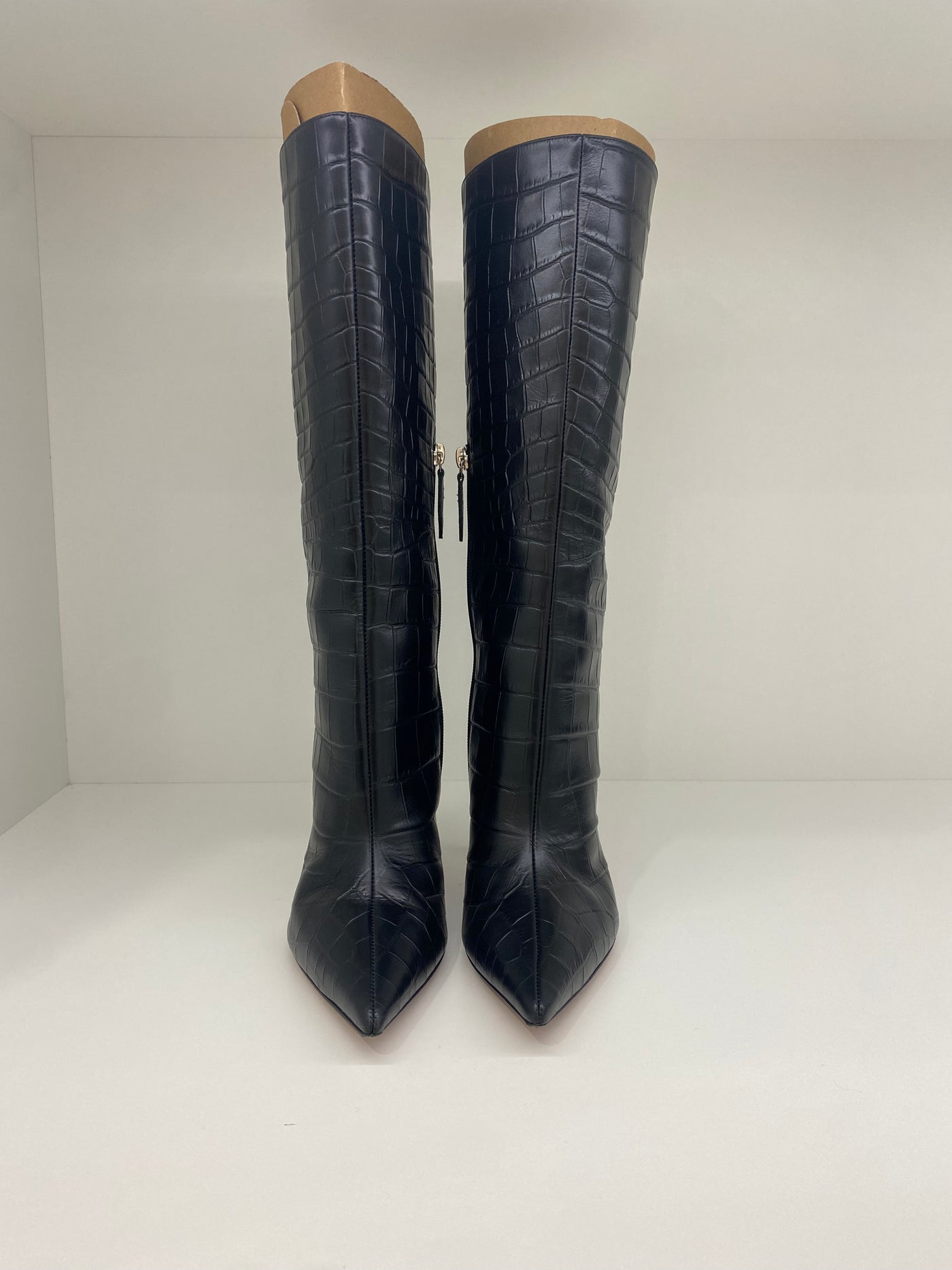 Amina Muaddi Boots 38.5 Black