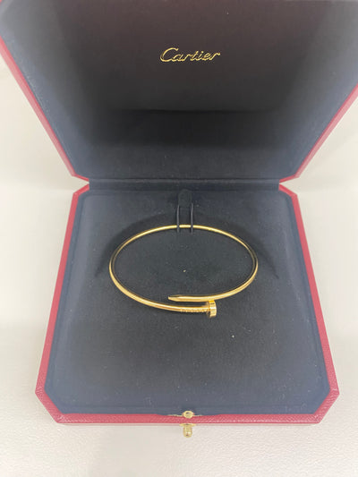Cartier Just un Clou thin size 18 yellow gold