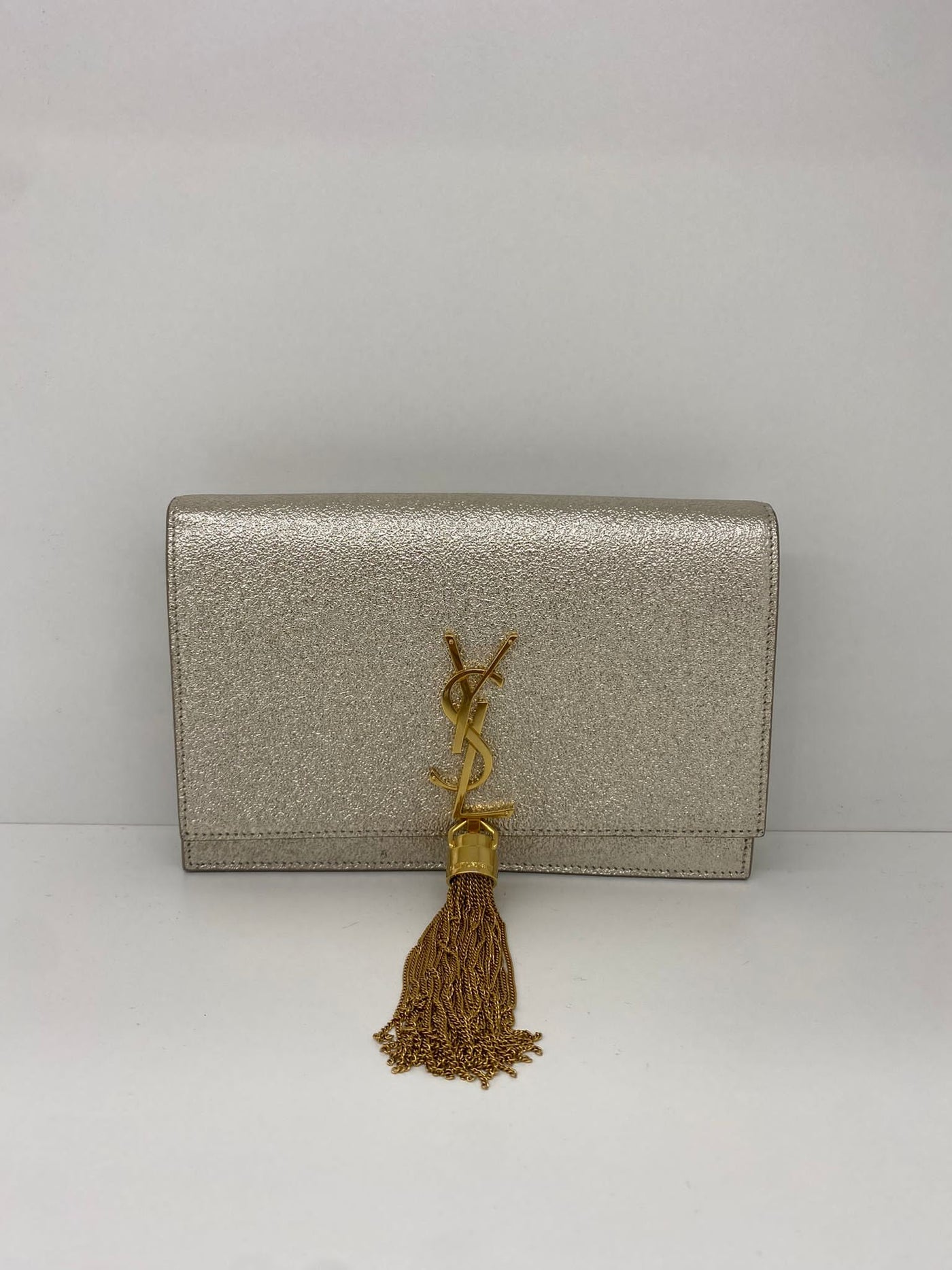 Saint Laurent YSL Kate - Gold Glitter