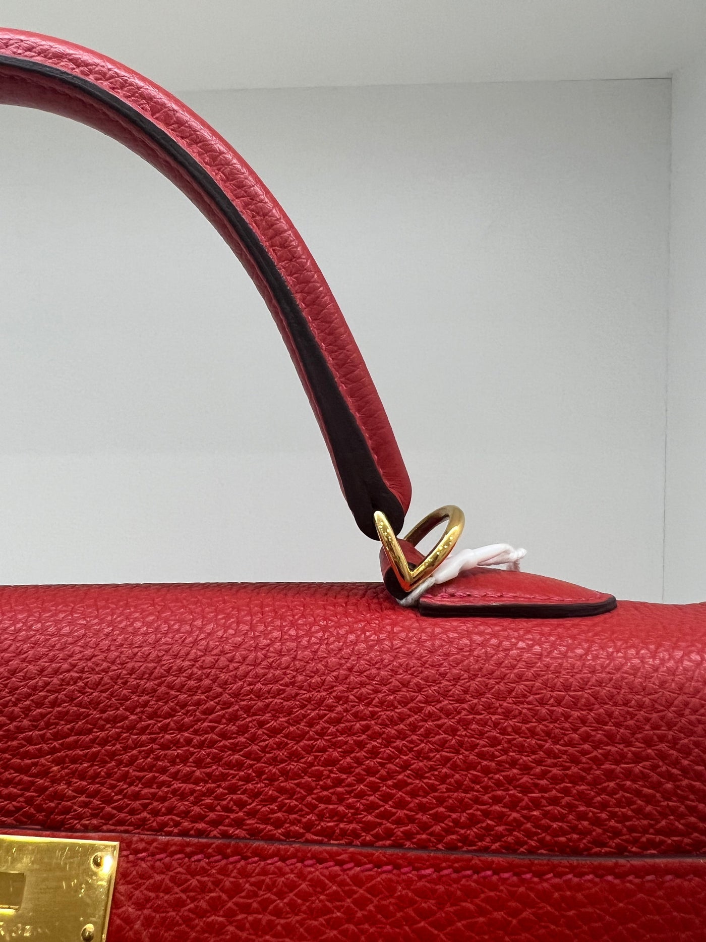 Hermes Kelly 32 Togo - Capucine PHW