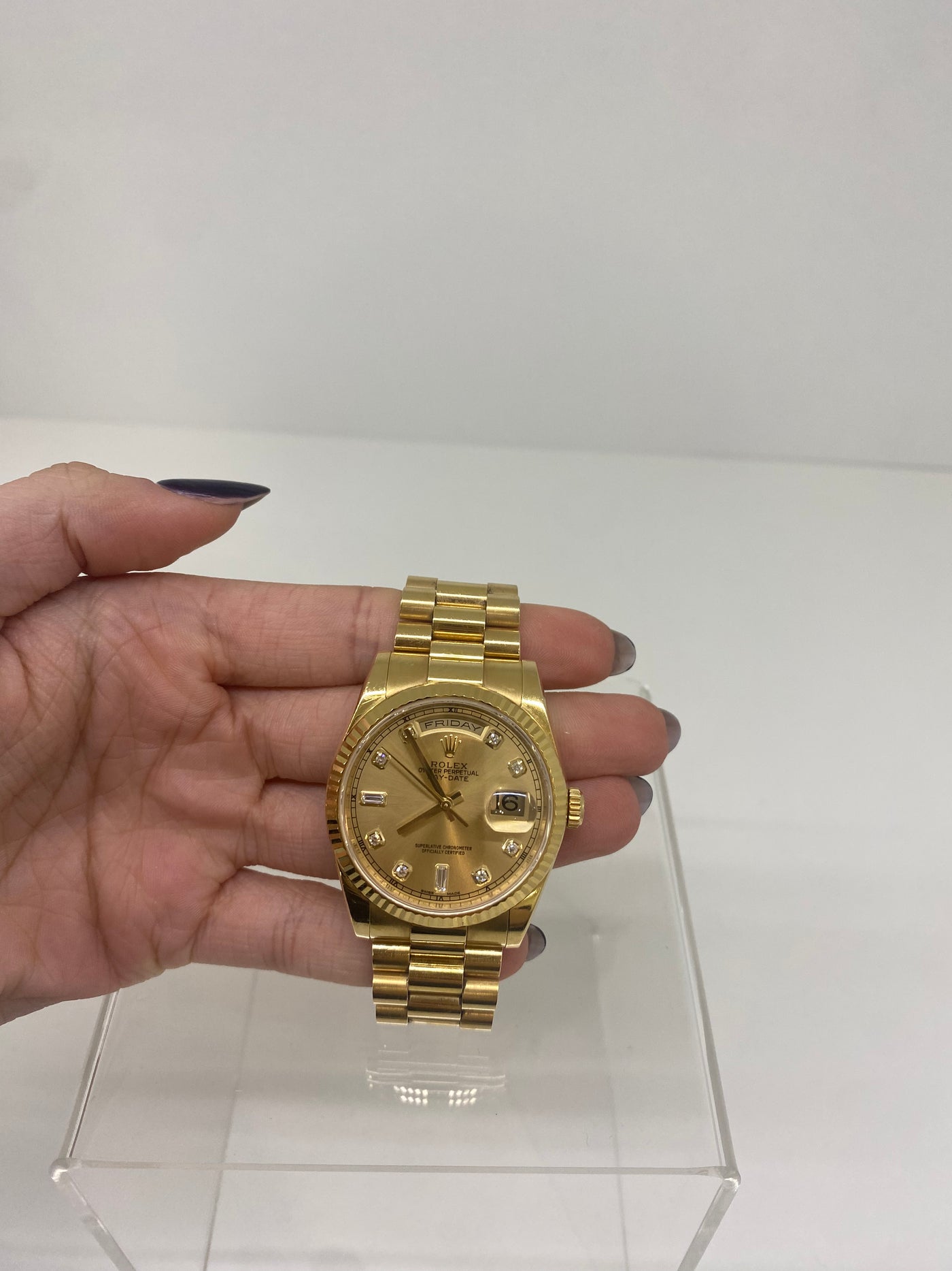 Rolex day date 36m yellow gold 2016