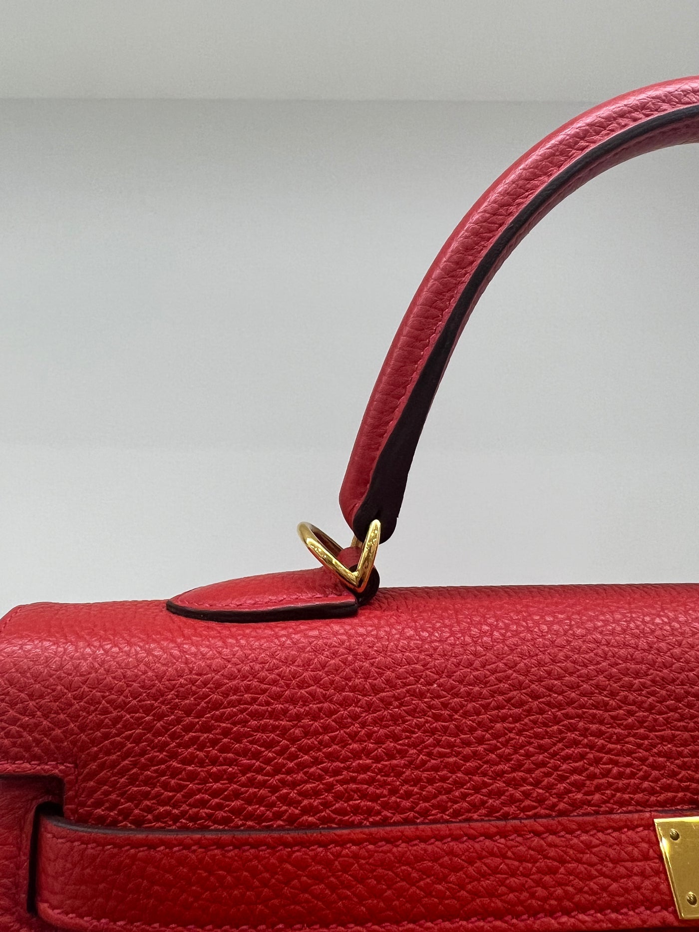 Hermes Kelly 32 Togo - Capucine PHW