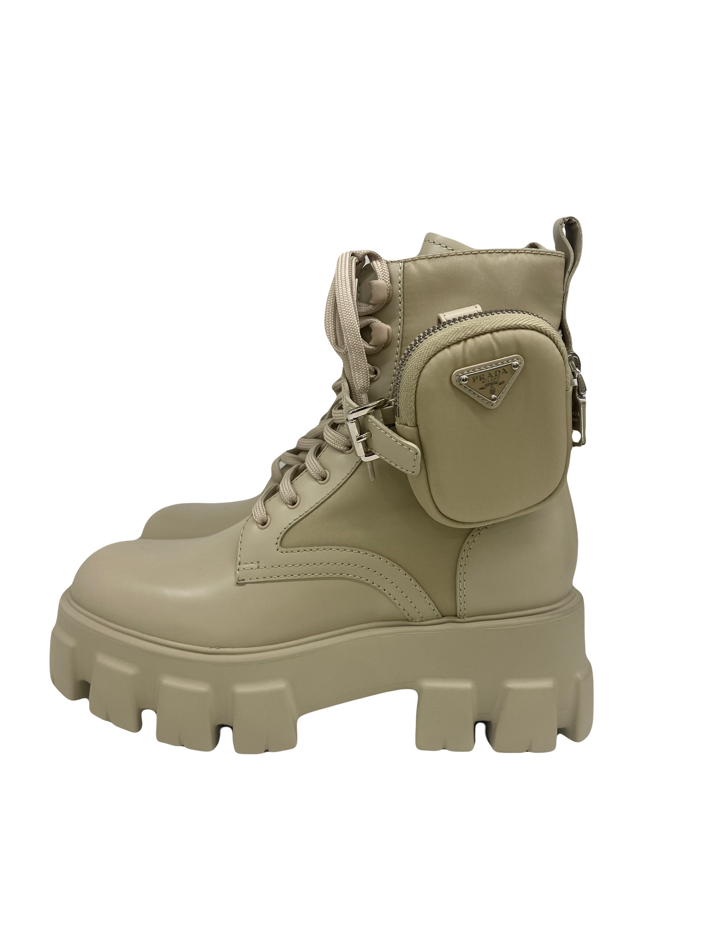 Prada Nylon Combat Boots size 39