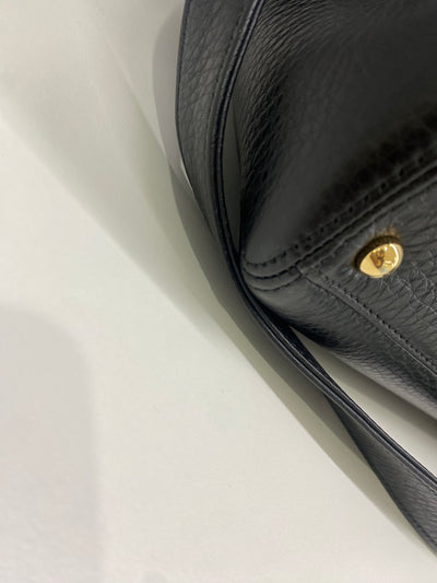 Chanel Executive Cerf Tote XL Black GHW