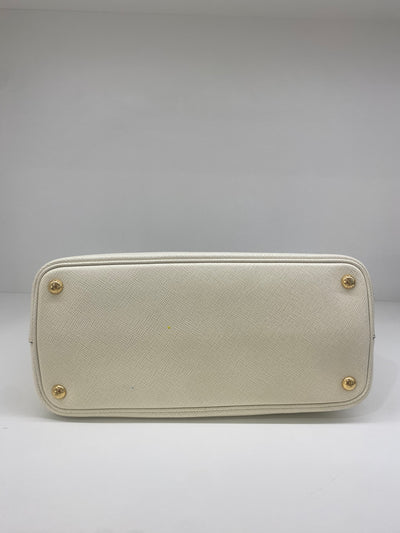 Prada Saffiano Tote Cream GHW