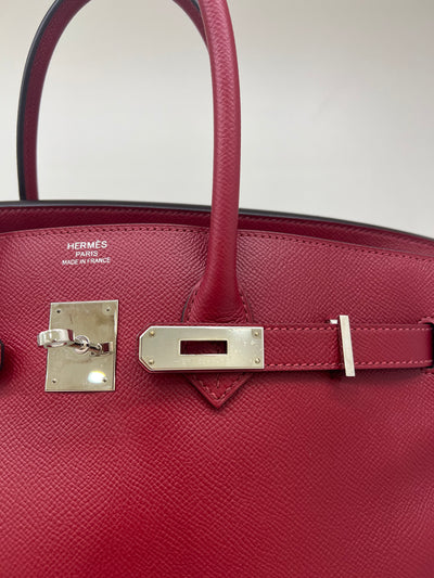 Hermes Birkin Rouge Grenat PHW 35