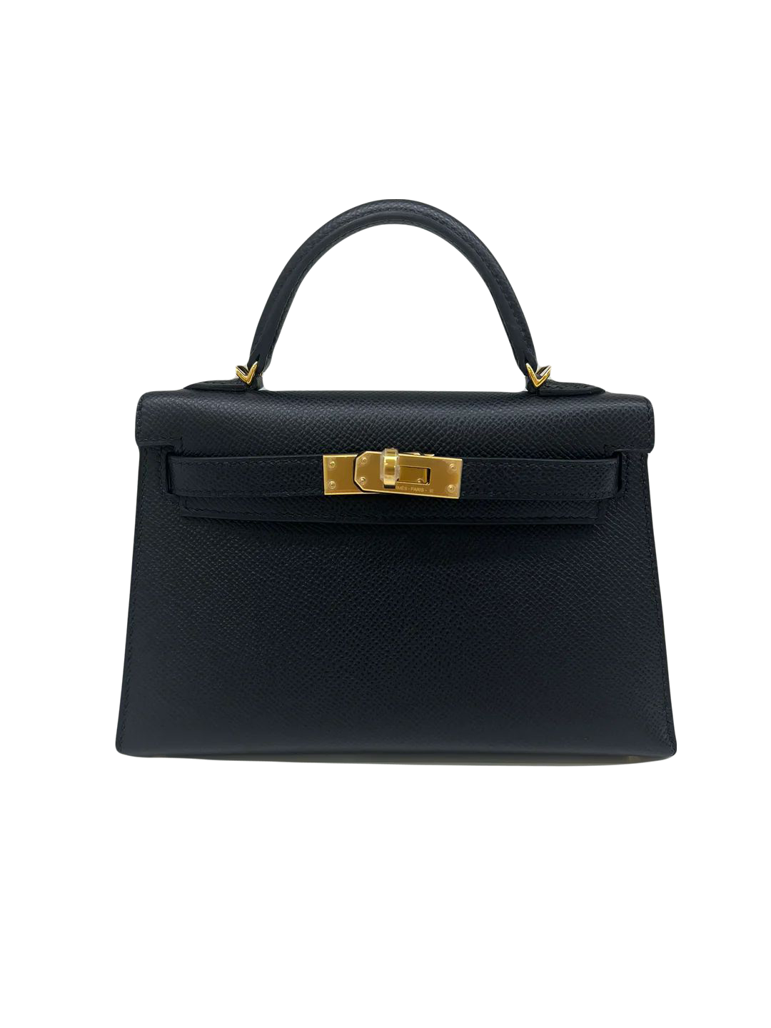 Hermes Mini Kelly Black GHW 2023