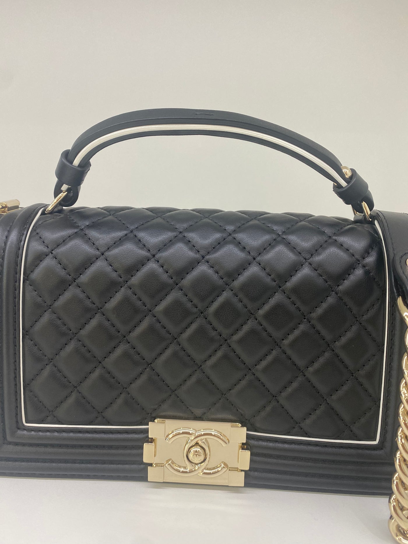 Chanel Medium Boy Bag Black CGHW