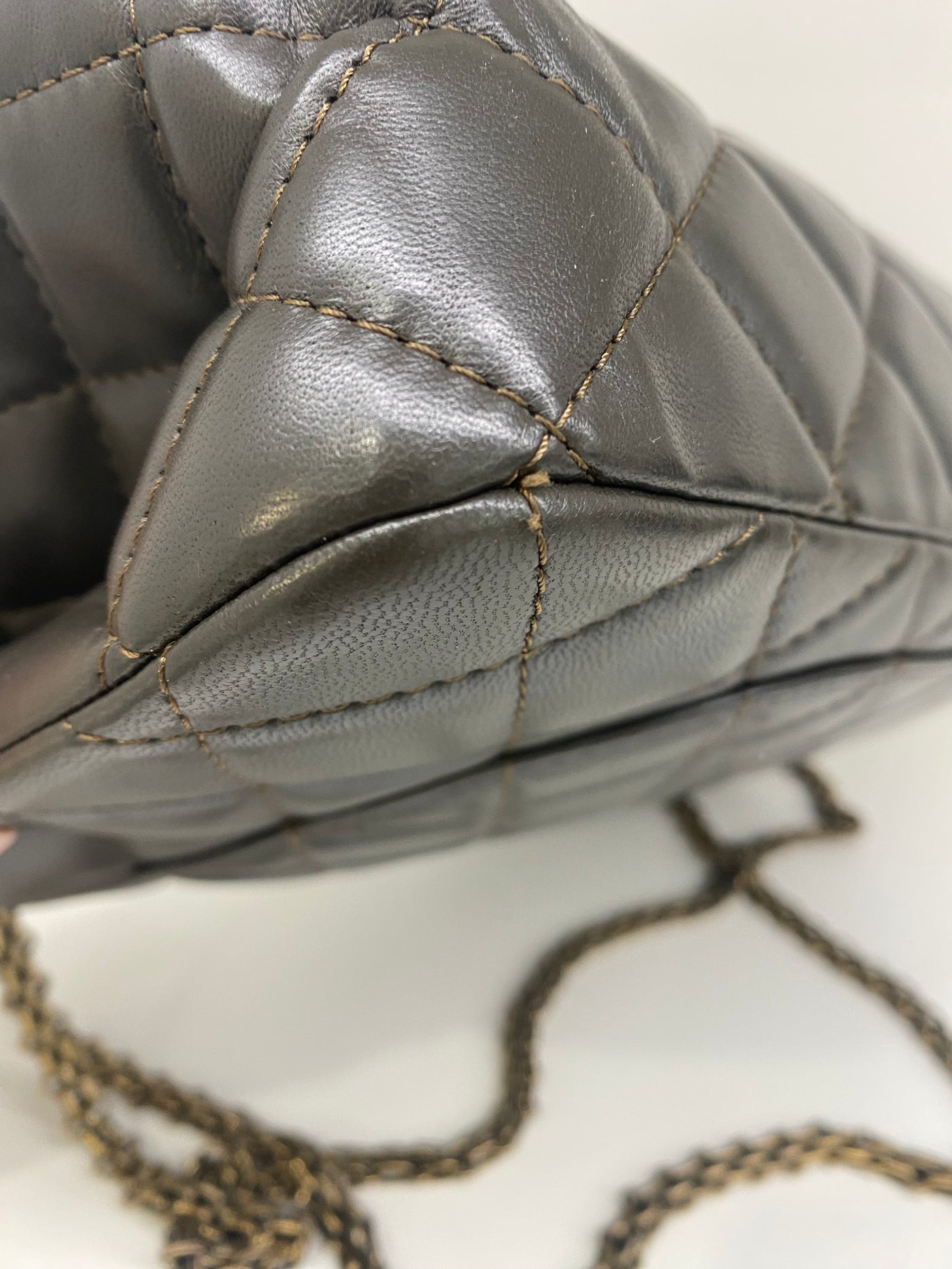 Chanel Maxi Reissue 2.55 Brown GHW