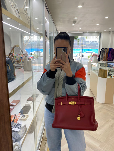 Hermes Birkin 35 Rogue Grenat Togo GHW