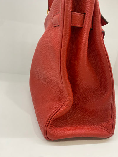 Hermes Kelly 32 Vermillion Togo GHW