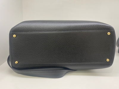 Chanel Executive Cerf Tote XL Black GHW