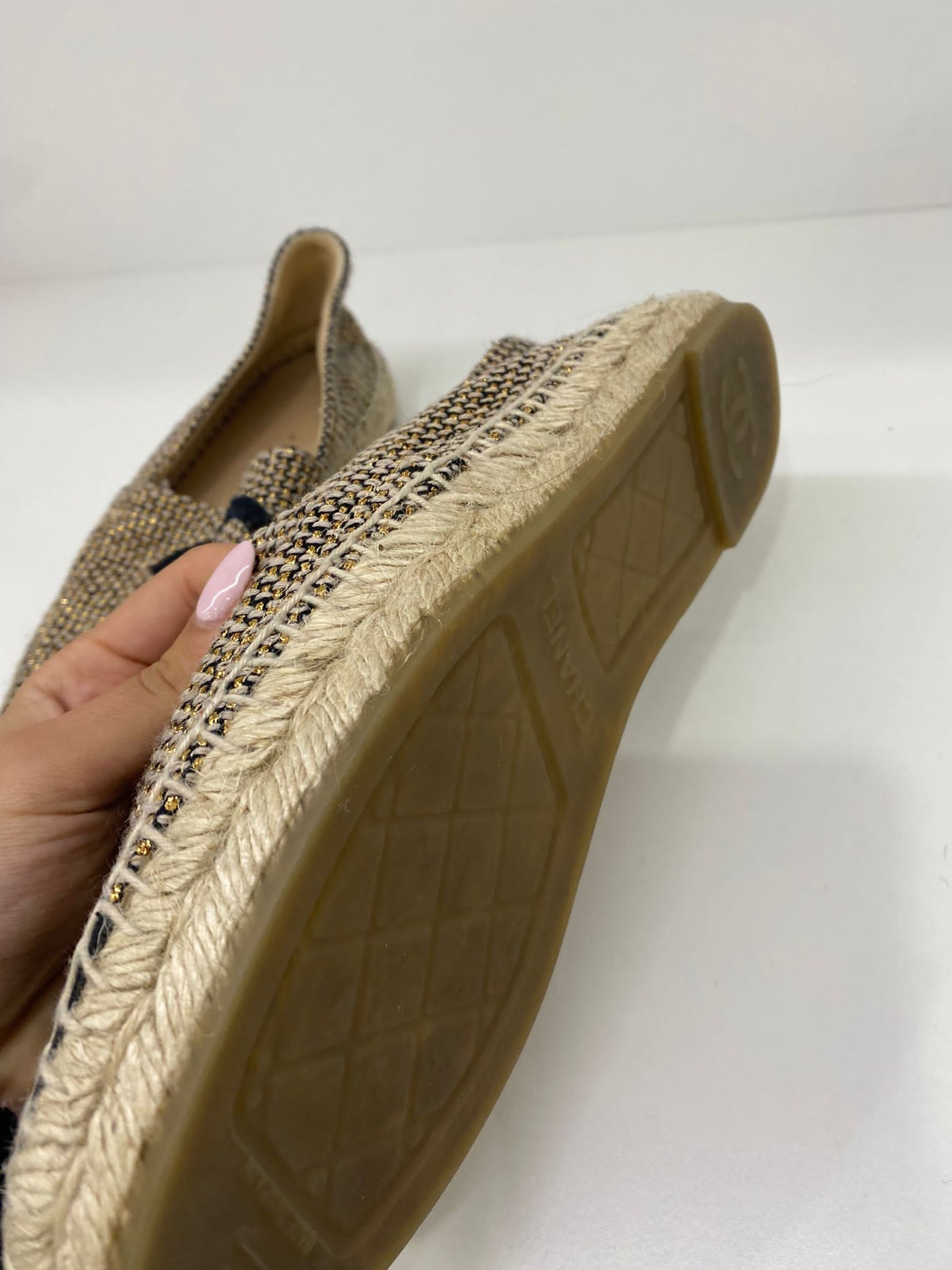 Chanel Canvas Espadrilles - Size 38