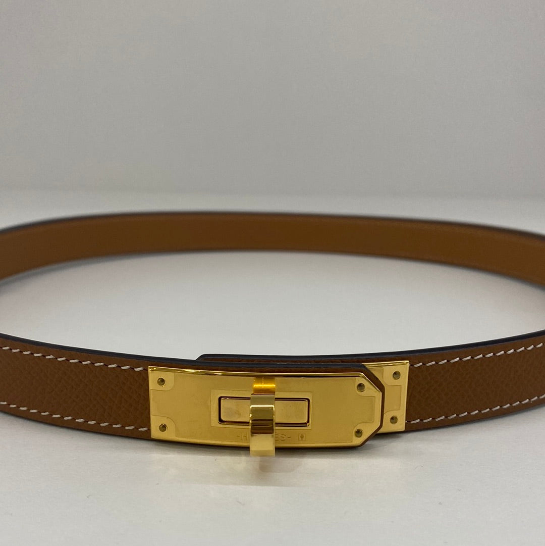 Hermes Kelly Belt - Gold