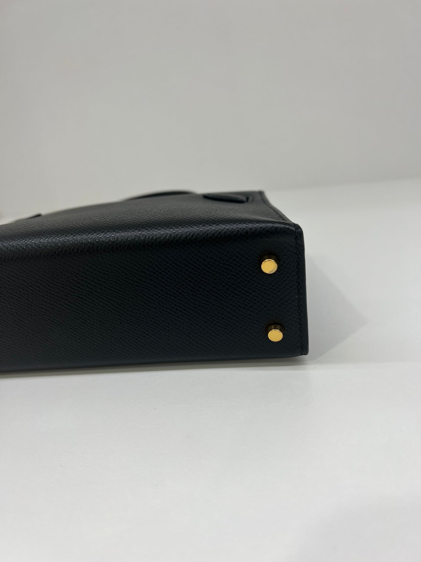 Hermes Mini Kelly Black GHW 2023